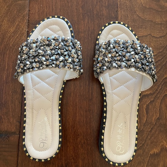 Bling Summer Slides - Picture 2 of 6